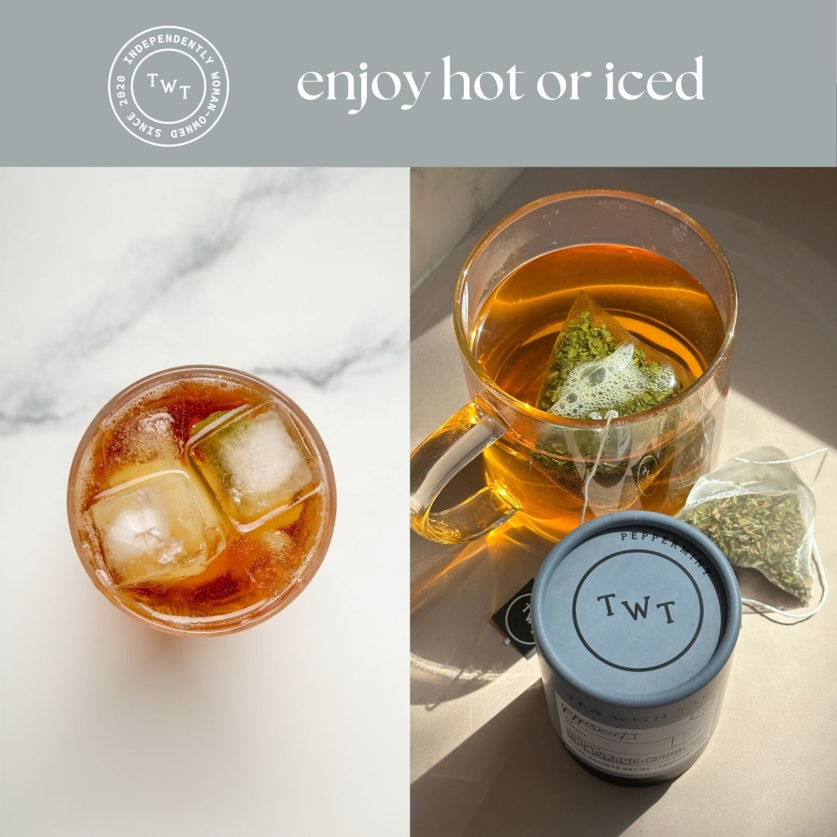 Peppermint Mini Tea Tube (5 tea bags)