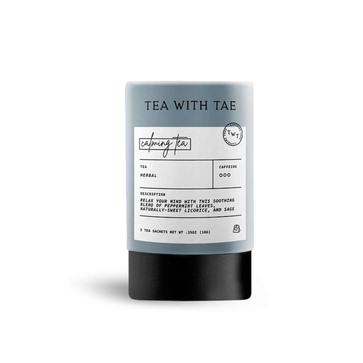 Calming Tea Mini Tea Tube (5 tea bags)