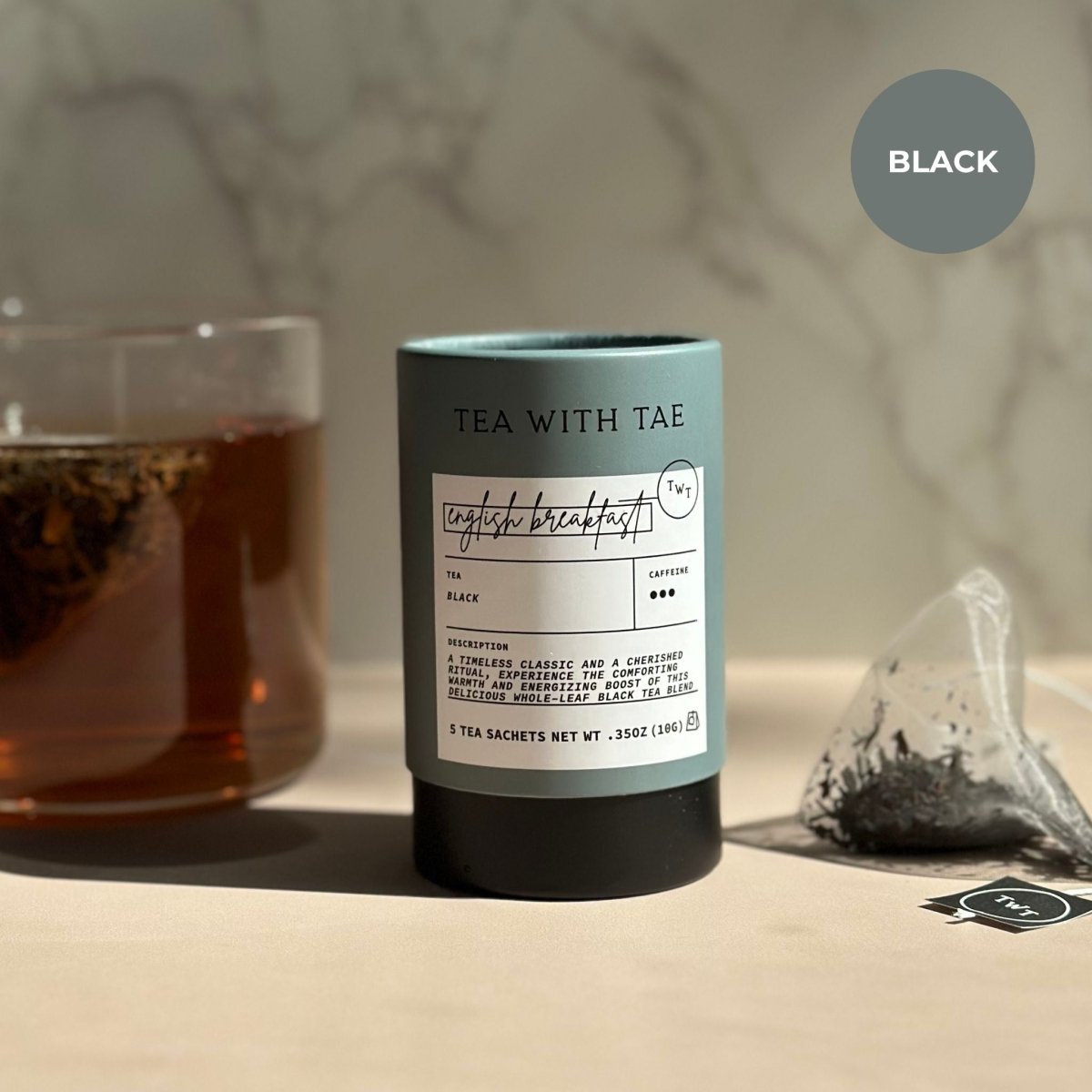 English Breakfast Mini Tea Tube (5 tea bags)